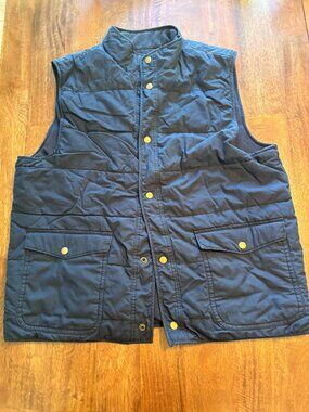 Men's Old Navy Vest - Large, Navy Blue